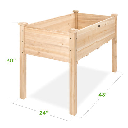 Elevated Wooden Planter