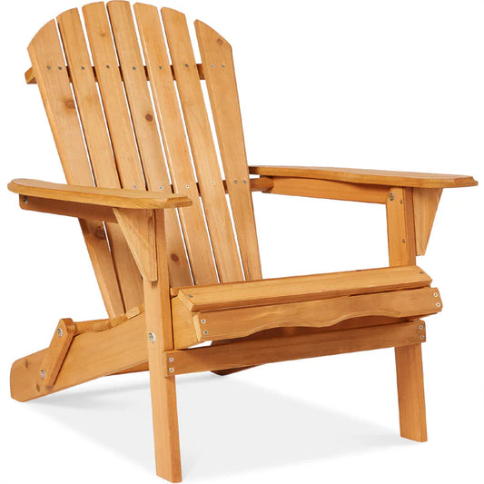 Folding Wooden Adirondack Chair