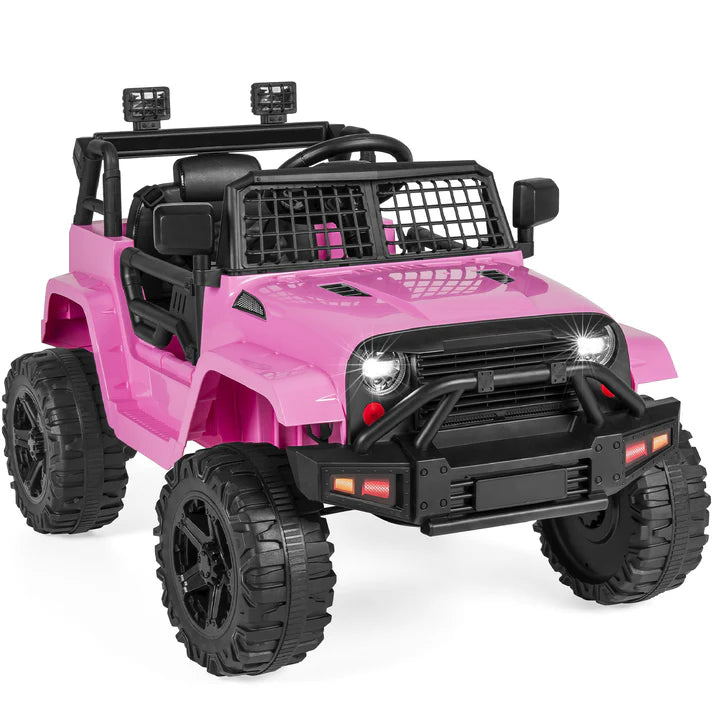 12v Kid's Ride-on Remote controlled Jeep (Pink)