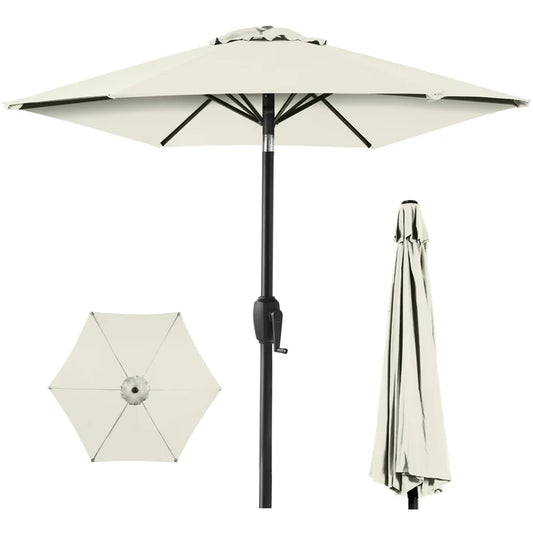 Outdoor Market Patio Umbrella • Ivory