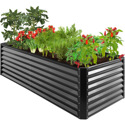 Outdoor Metal Raised Garden Bed