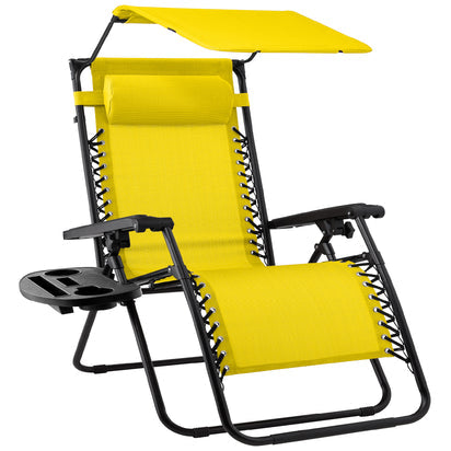 Folding Zero Gravity Recliner Patio Lounge Chair