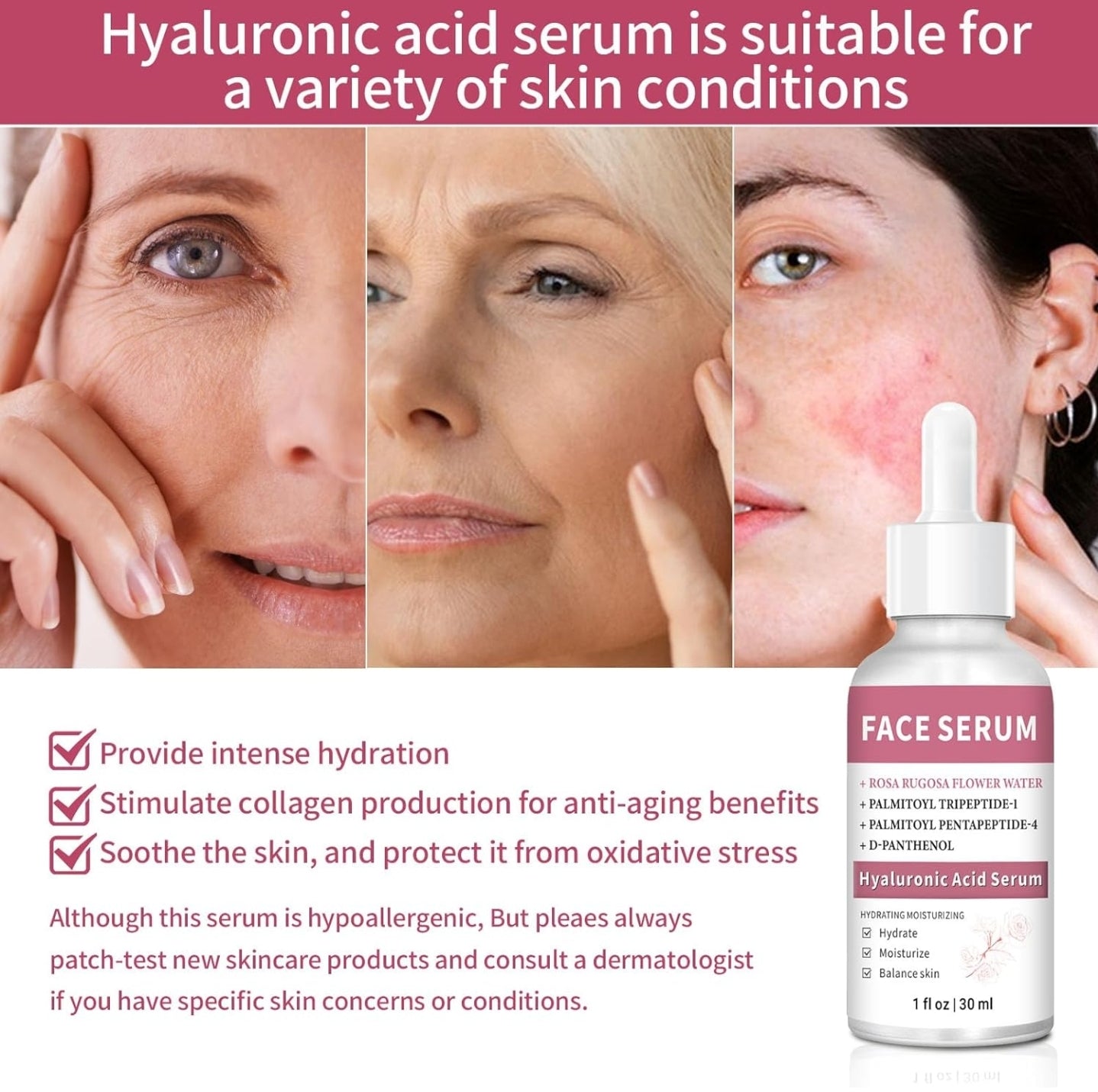 Rose Hyaluronic Acid Serum