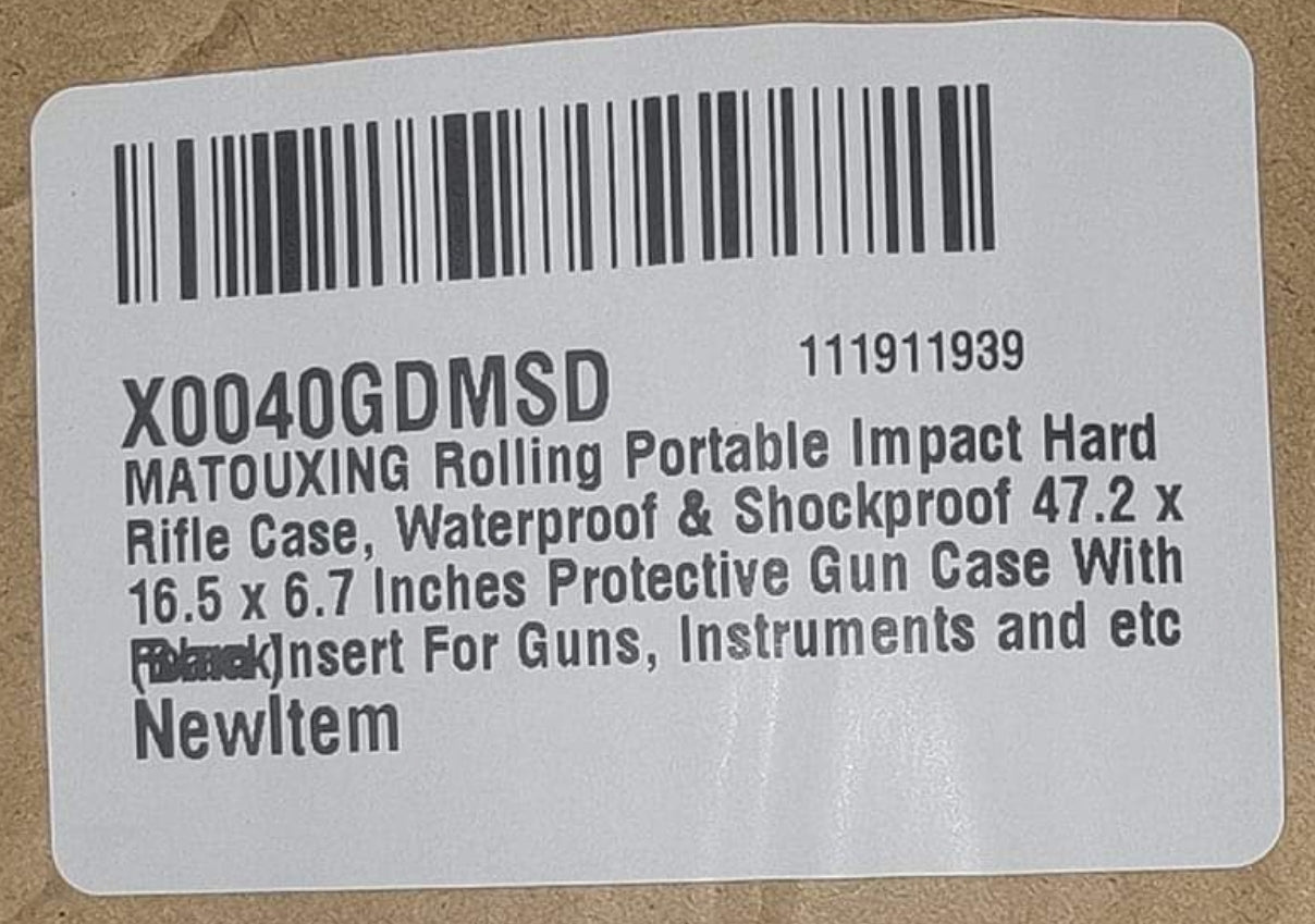 MATOUXING Impact Rolling Hard Rifle Case