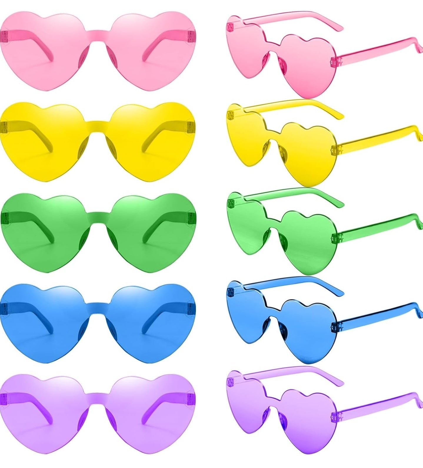 Heart Sunglasses for Fashion Party "