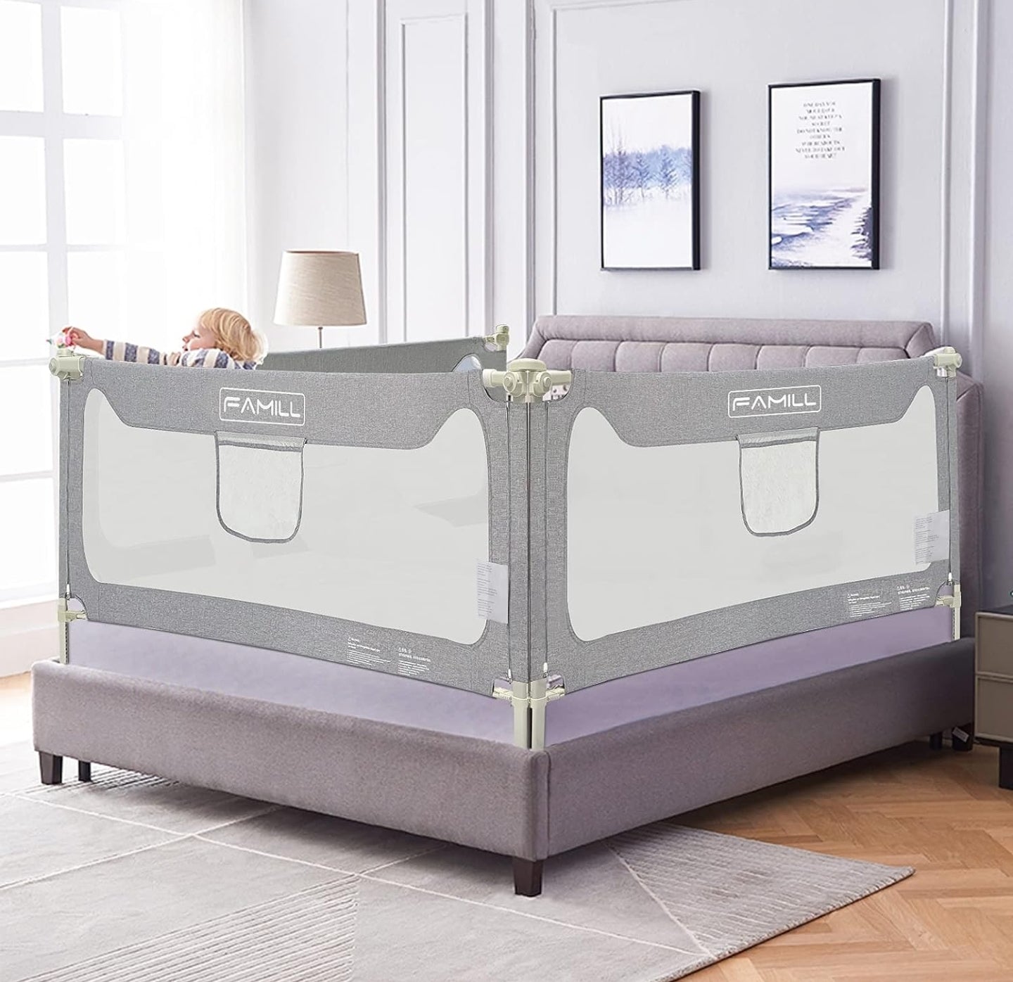 Toddler bed rail