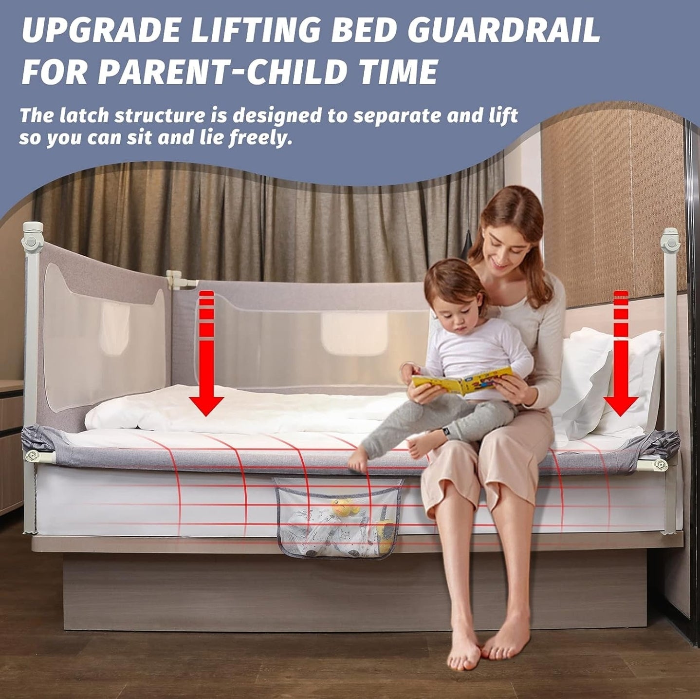 Toddler bed rail