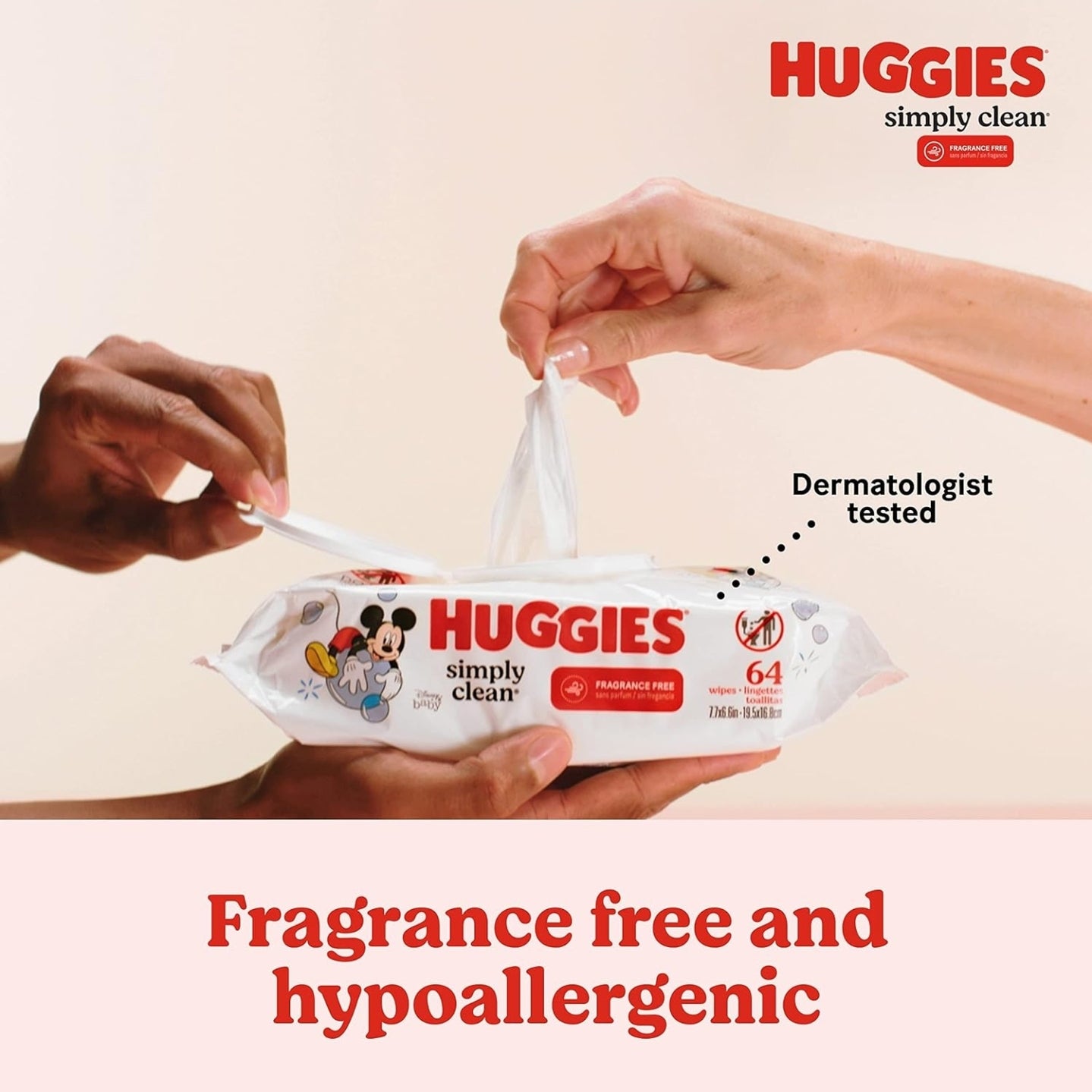 Huggies Simply Clean Fragrance-Free Baby Wipes