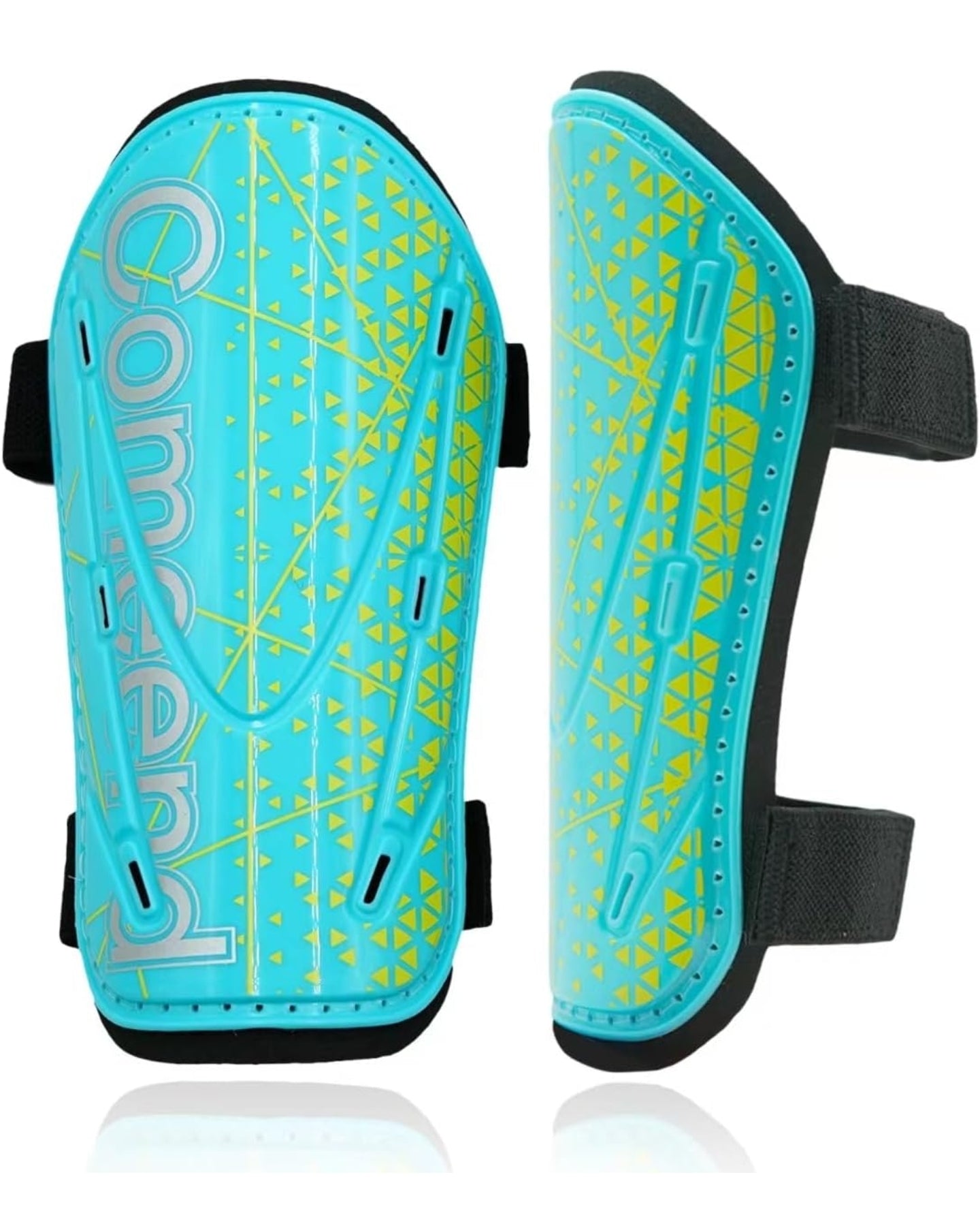 Soccer Shin Guards ( small - teal )