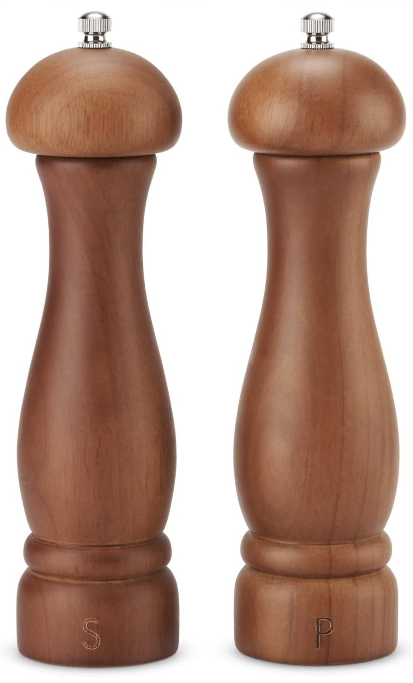 Wooden Salt and Pepper Grinder Set