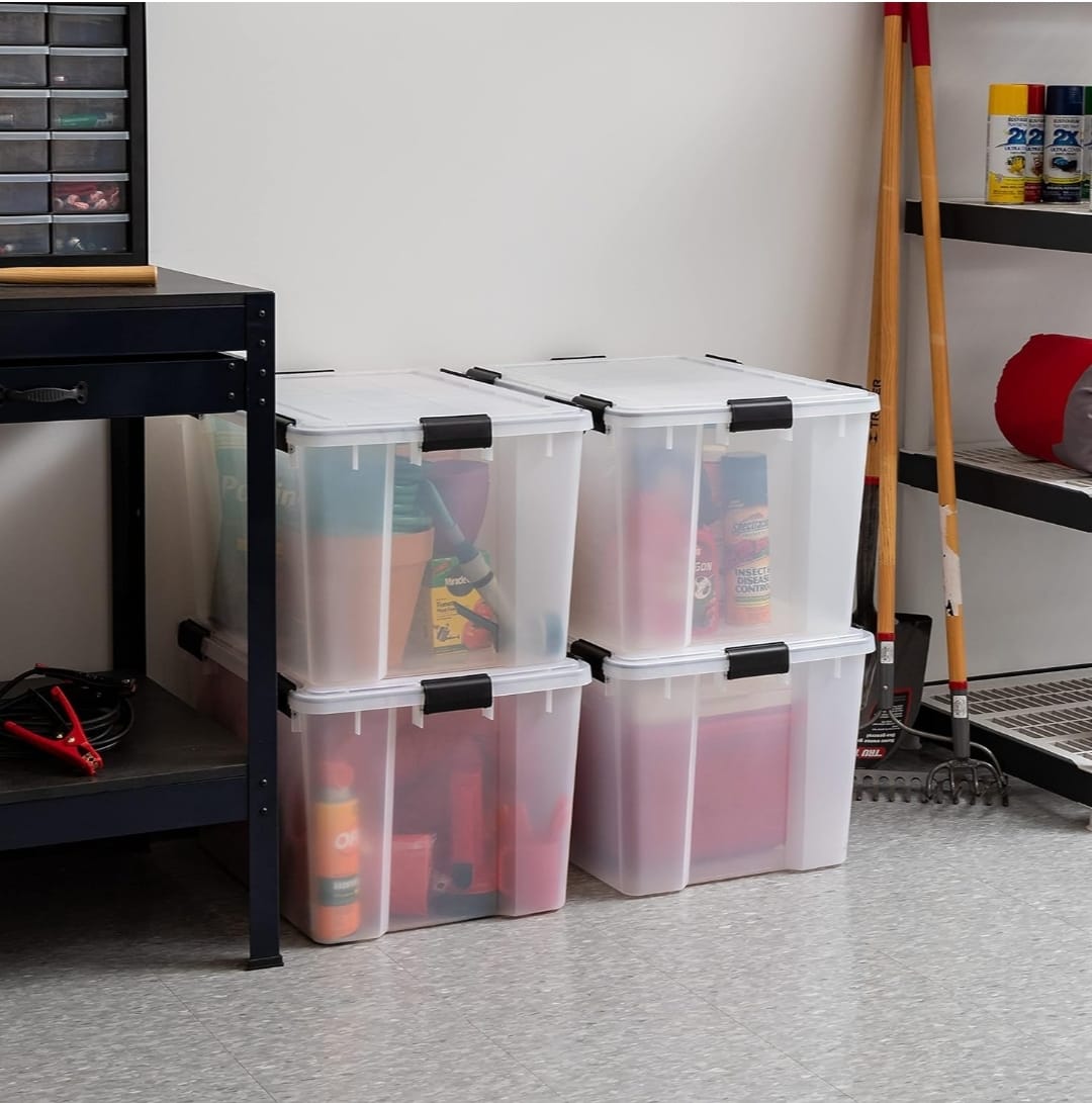 Plastic Storage Bin Tote Organizing