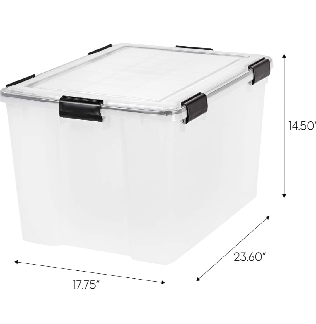 Plastic Storage Bin Tote Organizing