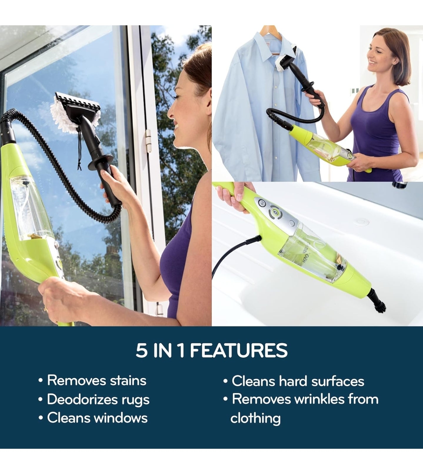 H2O HD DUALBLAST Steam Mop