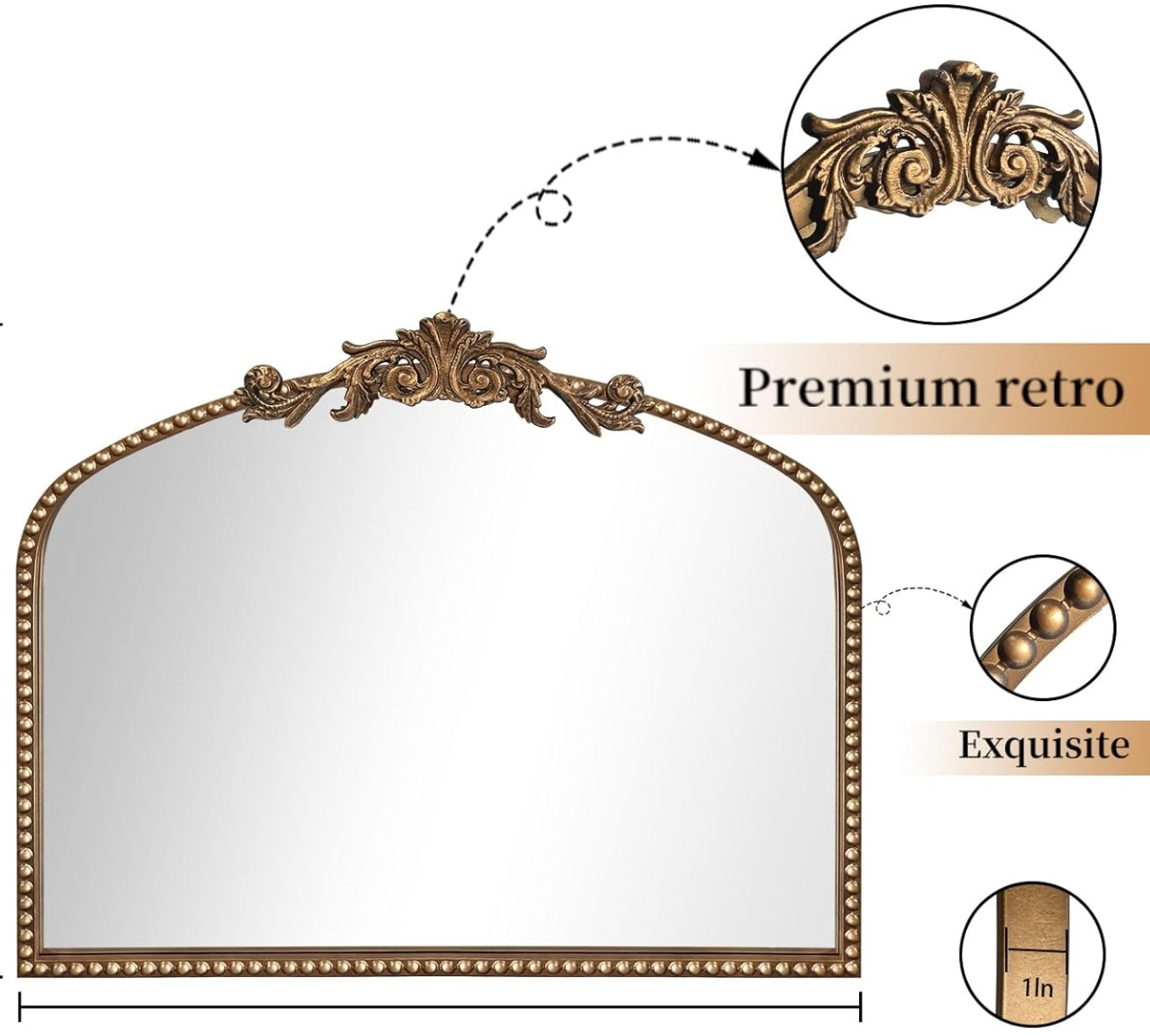 Wall Mirror Mounted