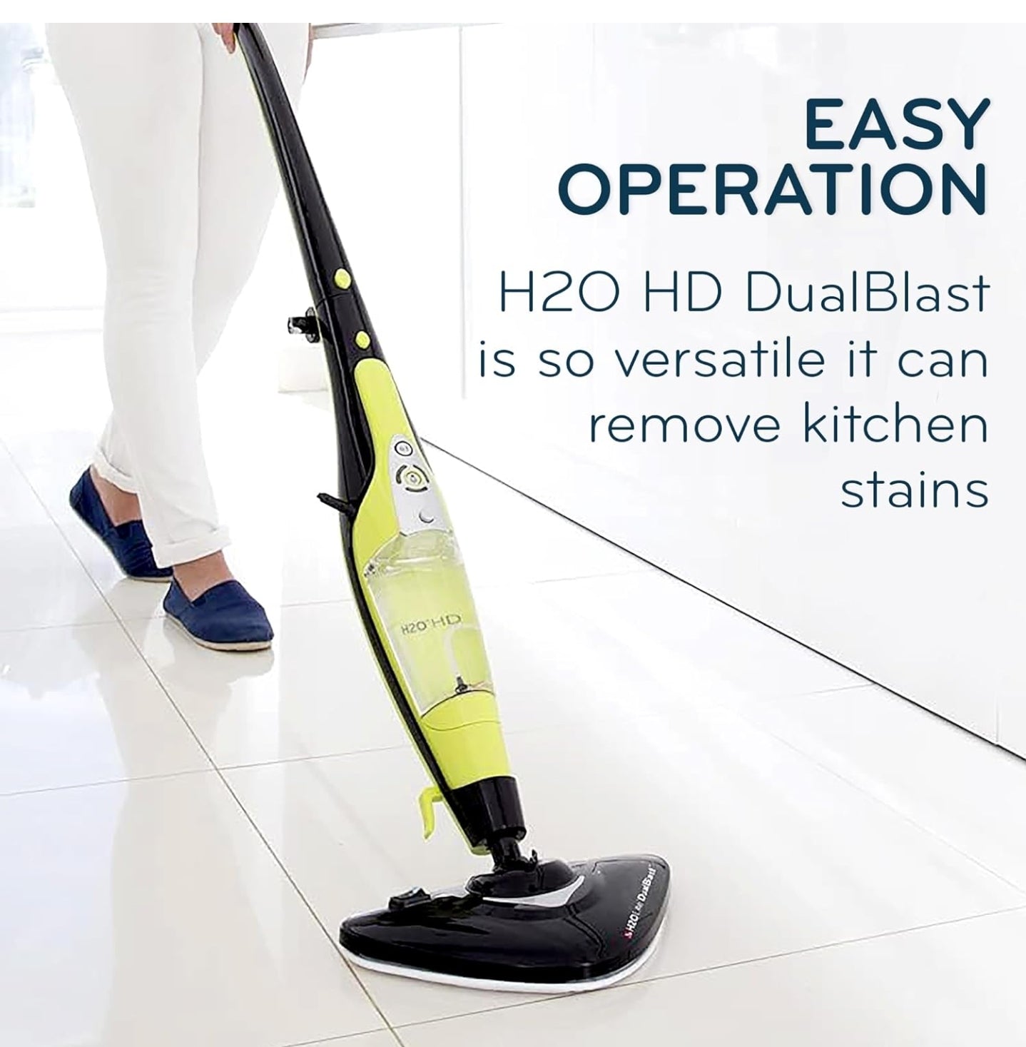 H2O HD DUALBLAST Steam Mop